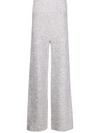 OFF-WHITE LANGUID WIDE-LEG TROUSERS