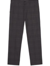 BURBERRY CHECK-PATTERN TAILORED TROUSERS