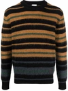 PAUL SMITH STRIPED KNITTED JUMPER