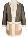 FENDI REVERSIBLE PANELLED COAT