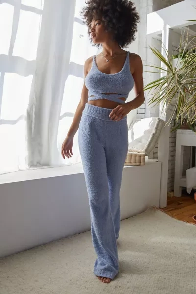 Out From Under Nico Sweater Flare Pant In Serenity
