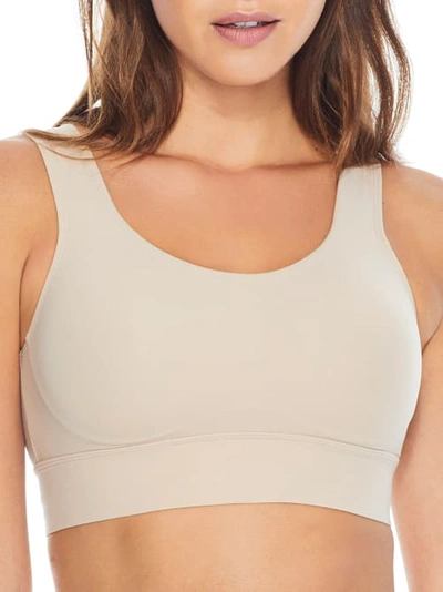 Natori Bliss Flex Wire-free Contour Bralette In Cafe