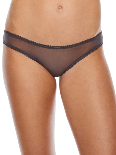 On Gossamer Gossamer Mesh Hip Bikini In Mocaccino