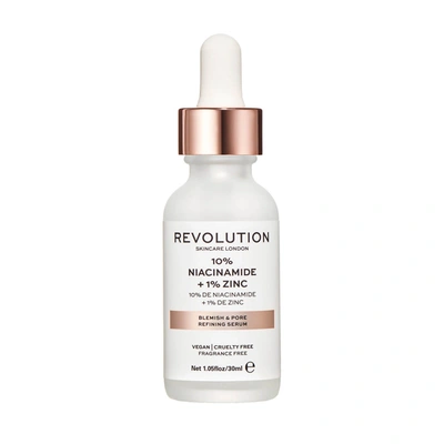 Revolution Beauty Blemish And Pore Refining Serum - 10% Niacinamide + 1% Zinc In Assorted