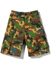 OFF-WHITE CAMOUFLAGE-PRINT SHORTS