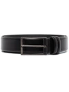 Hugo Boss Carmello Rectangle-buckle Belt In 黑色