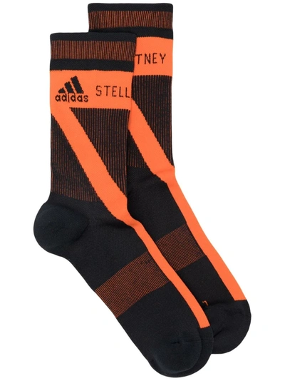 Adidas By Stella Mccartney Asmc Crew Socks In 黑色