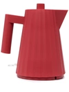 Alessi Plissé Small Electric Tea Kettle In 红色