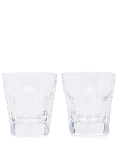 Baccarat Harcourt Crystal Tumbler Set In 白色