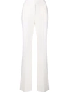 Alexandre Vauthier Mid-rise Tailored Trousers In 白色