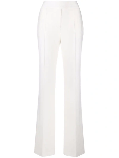 Alexandre Vauthier Mid-rise Tailored Trousers In 白色