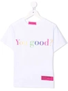 Ireneisgood Slogan Crew-neck T-shirt In 白色