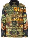 BURBERRY CAMOUFLAGE LOGO-PRINT JACKET