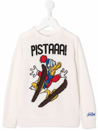 MC2 SAINT BARTH TEEN INTARSIA-KNIT JUMPER