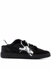 OFF-WHITE OFF-WHITE MEN'S BLACK LEATHER SNEAKERS,OMIA227F21FAB0011001 40