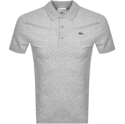 Lacoste Sport Short Sleeved Polo T Shirt Grey