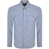 Ted Baker Caplet Oxford Shirt In Blue