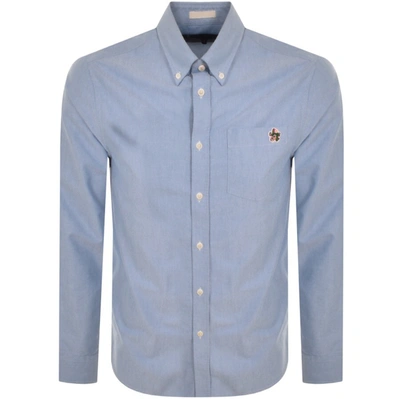 Ted Baker Caplet Oxford Shirt In Blue