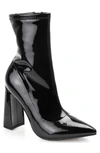Journee Collection Veralee Pointed Toe Block Heel Boot In Black