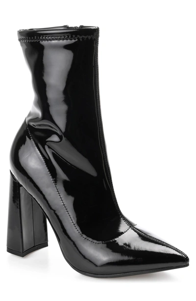 JOURNEE COLLECTION VERALEE POINTED TOE BLOCK HEEL BOOT 