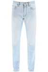 OFF-WHITE OFF-WHITE DIAG SLIM JEANS,OMYA102F21DEN004 4001