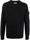 Stone Island Wool Logo Patch Sweater