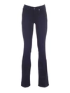 Paige Manhattan Boot Slim-fit High-rise Stretch-denim Jeans In Denim