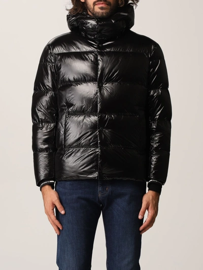 Emporio Armani Down Jacket In Matelass&eacute; Shiny Nylon In