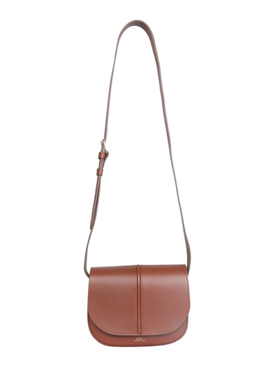 Apc Betty Bagbrushed Leather Betty Bag In Brown