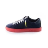 HIDE & JACK OIL SUEDE BLUE SPOILER CROCO PRINTED BLUE, RED SOLE,OILYBLURED