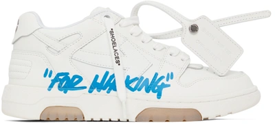 Off-white Out Of Office For Walking Script Runner Sneakers In White White