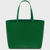 Mansur Gavriel Large Calf Leather Tote Bag In Leaf