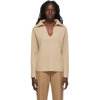 Vince Collared Wool & Cashmere Sweater In 281 Fauna