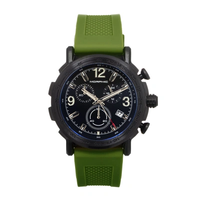 Morphic M93 Series Black Dial Mens Watch Mph9304 In Black / Green