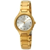 Citizen Eco-drive Women's Corso Diamond-accent Gold-tone Stainless Steel Bracelet Watch 29mm In Gold / Gold Tone / Silver