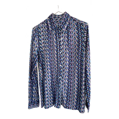 Pre-owned Cacharel Silk Shirt In Multicolour