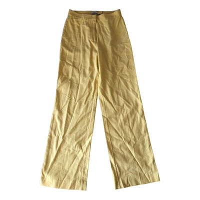 Pre-owned Envii Large Pants In Yellow