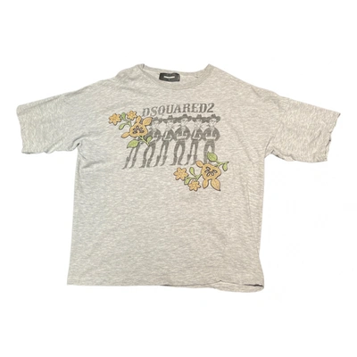 Pre-owned Dsquared2 T-shirt In Grey