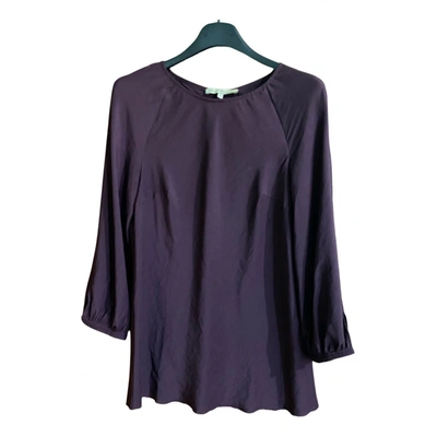 Pre-owned L'autre Chose Blouse In Burgundy