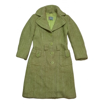 Pre-owned M Missoni Wool Coat In Green