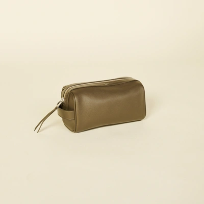 Sandro Toiletry Bag In Olive Green