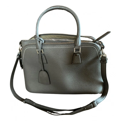 Pre-owned Maison Margiela 5ac Leather Satchel In Anthracite