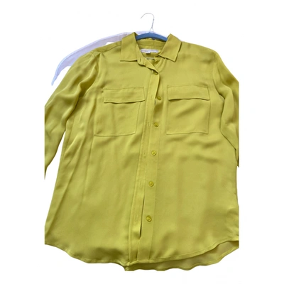Pre-owned Michael Kors Silk Shirt In Green