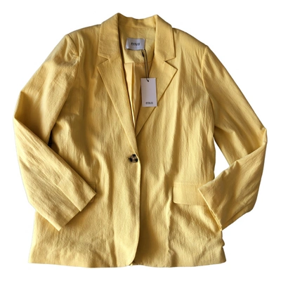 Pre-owned Envii Blazer In Yellow
