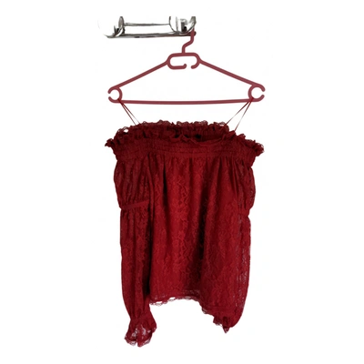 Pre-owned The Kooples Fall Winter 2019 Camisole In Red