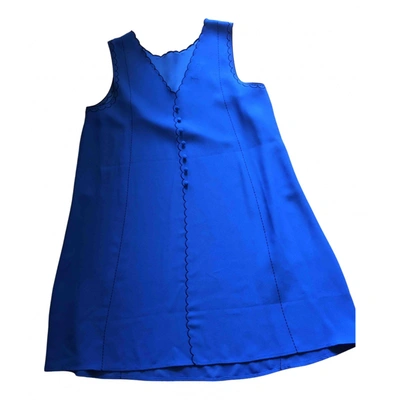 Pre-owned Claudie Pierlot Dress In Blue