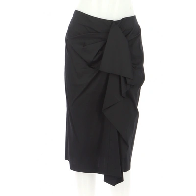 Pre-owned Tara Jarmon Skirt In Black