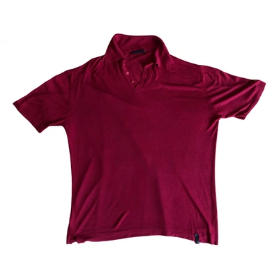 Pre-owned Guess Polo Shirt In Red