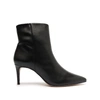 Schutz Mikki Mid Leather Bootie In Black