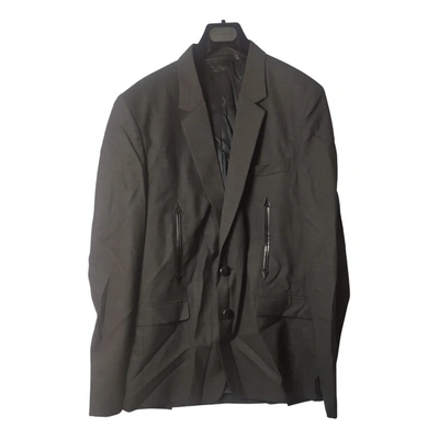 Pre-owned Kris Van Assche Wool Vest In Grey